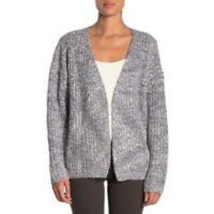 FRNCH Chunky Knit Open Cardigan